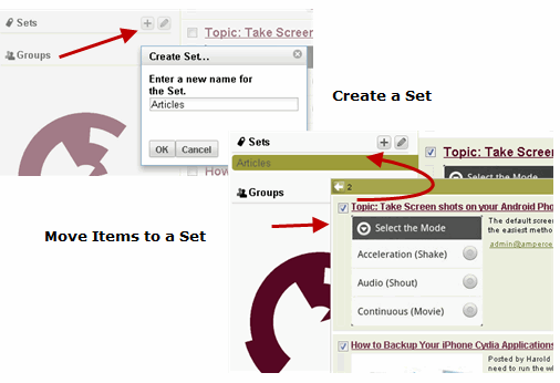 Create Sets in Memonic
