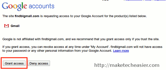 findbigmail-grant-permission