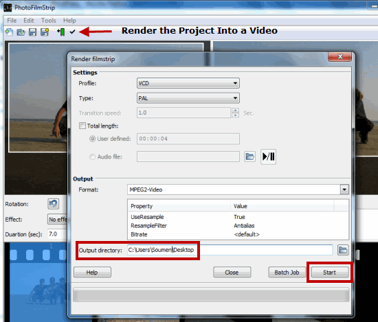 PhotoFilmStrip - Render Video PhotoFilmStrip - Render Video
