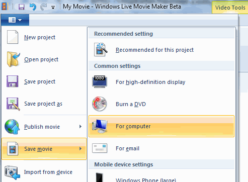 Save Movie Windows Movie Maker Save Movie Windows Movie Maker