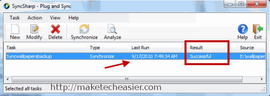 Synching Folder Complete