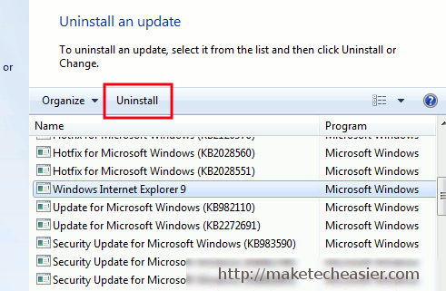 uninstall-ie9