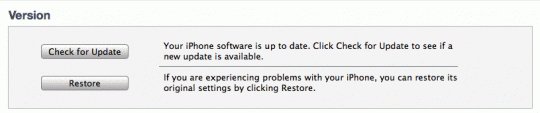 iTunes-Restore