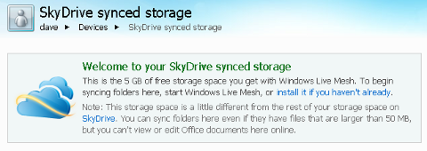 skydrive-synced-storage
