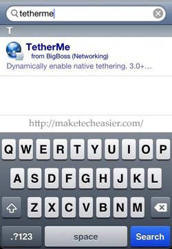 Search-TetherMe-Cydia