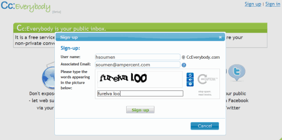 Signup At CCEverybody