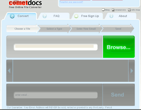cometdocs-main-screen