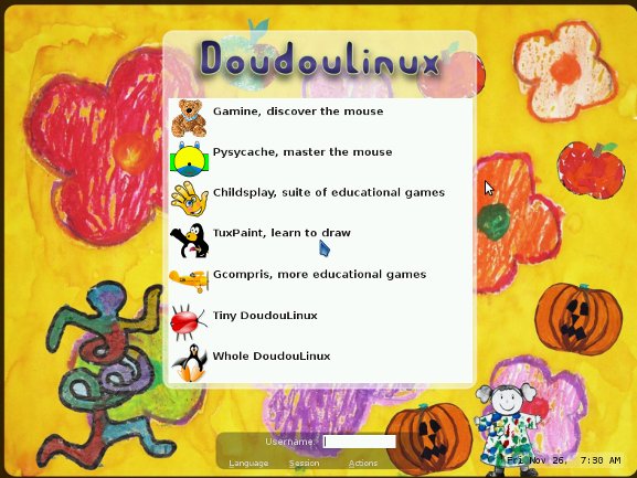 doudoulinux-login-screen