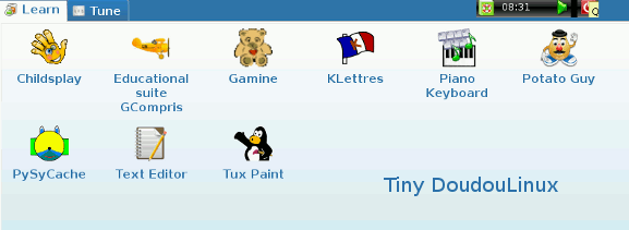 doudoulinux-tiny-session