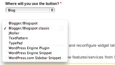 TAF Choose Blog Type