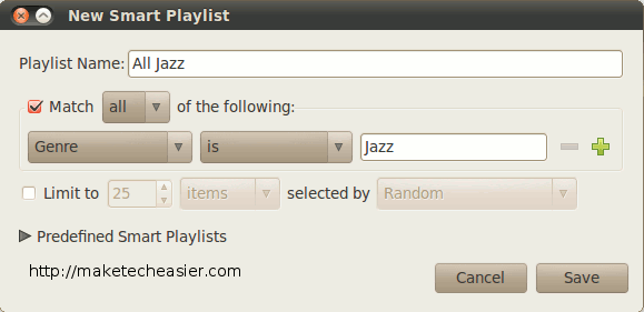 banshee-smart-playlist banshee-smart-playlist