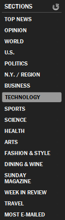 chrome-nytimesections