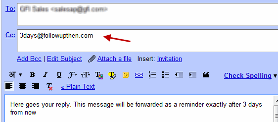 using-cc-field-reminding-recepient followupthen-cc-recepient