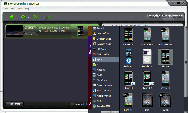 imedia-converter-choose-device