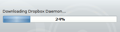 Automatic Dropbox daemon download