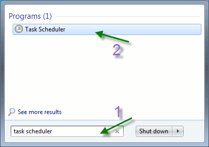 Start task scheduler