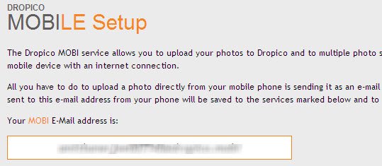 Dropico Mobi email address