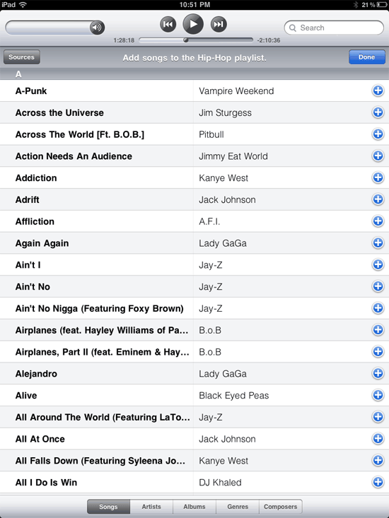 ipad-ios-itunes-music-list