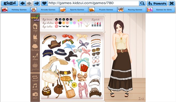 Kidzui Dress up Who game
