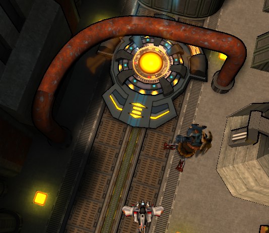 Steel storm ship with teleporter