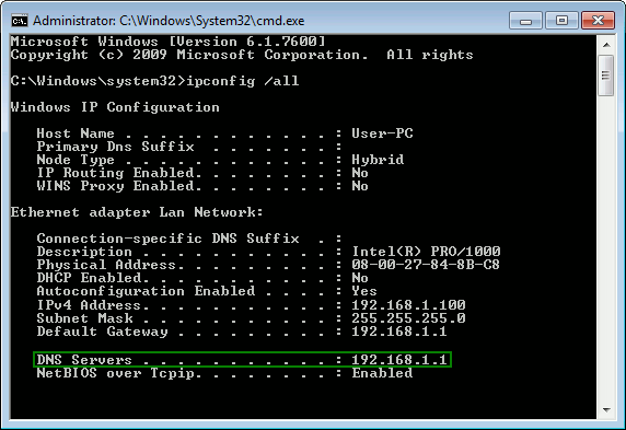 win7ci-cmd-ipconfig-all-dns-server