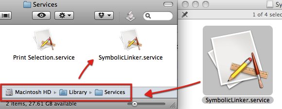 Finder Symlink