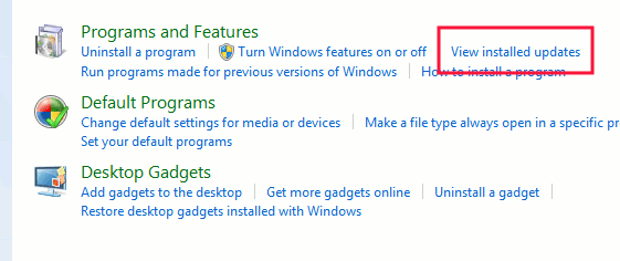 servicepack-view-installed-update