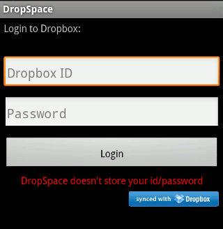 dropspace-login-to-dropbox