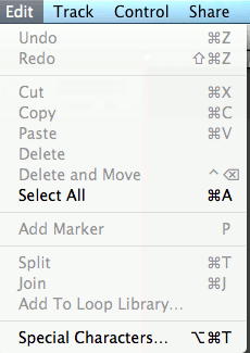 garage band - edit menu garage-band-edit-menu