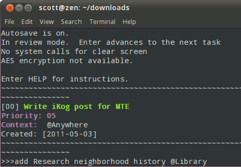 Adding a context Adding a context
