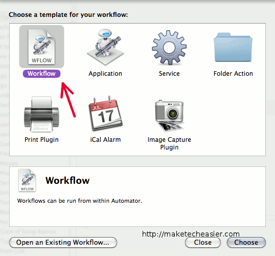 automator-choose-template