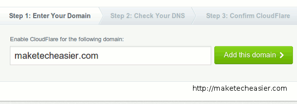 cloudflare-enter-domain-name