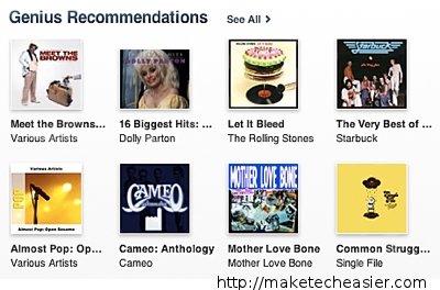 Genius-Recommendations