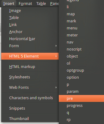 Select HTML5 elements