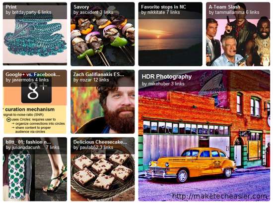 delicious-1 homescreen stacks