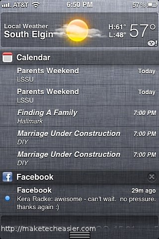 Notifications-Weather