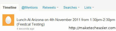 Feedcal Twitter Update Feedcal-Twitter-Update