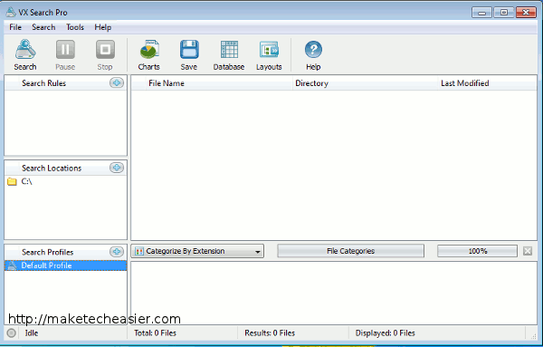 vxsearch-main-interface