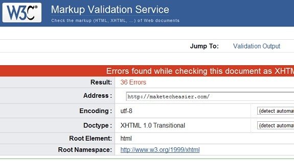 W3C Markup Validation W3C Markup Validation