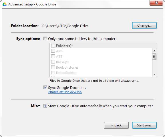 google-drive-select-folders