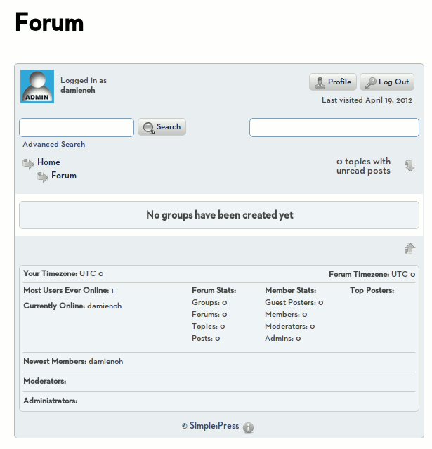 simplepress-forum-page