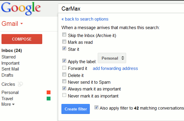 Gmail-filter Gmail-filter