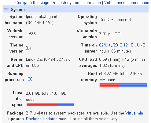 Virtualmin dashboard1