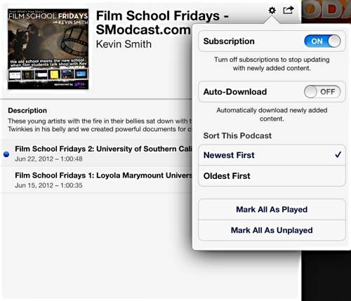 Podcasts-Subscription
