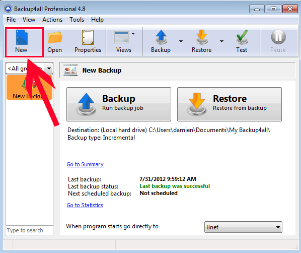 backup4all-new-backup-project