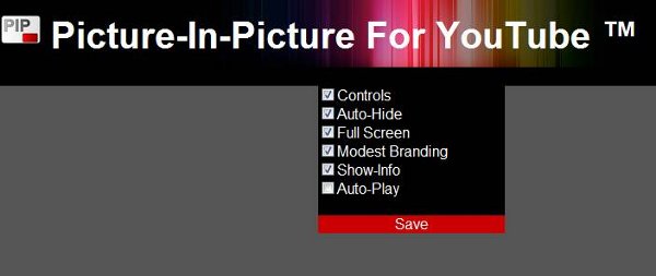 Optimized-enhance youtube-PIP settings enhance-youtube-PIP-settings