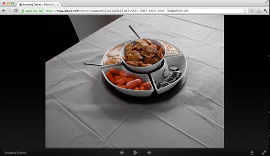 Photo Stream on Standard Browser