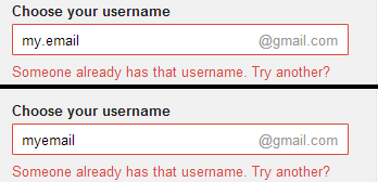 gmail-username-taken