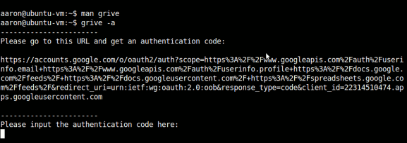 grive authentication 1