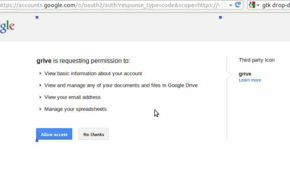 grive authentication 2